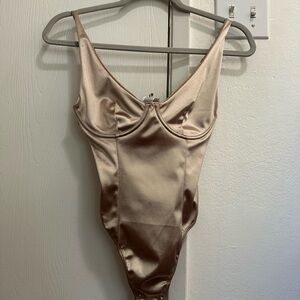 Sleek Satin Bodysuit